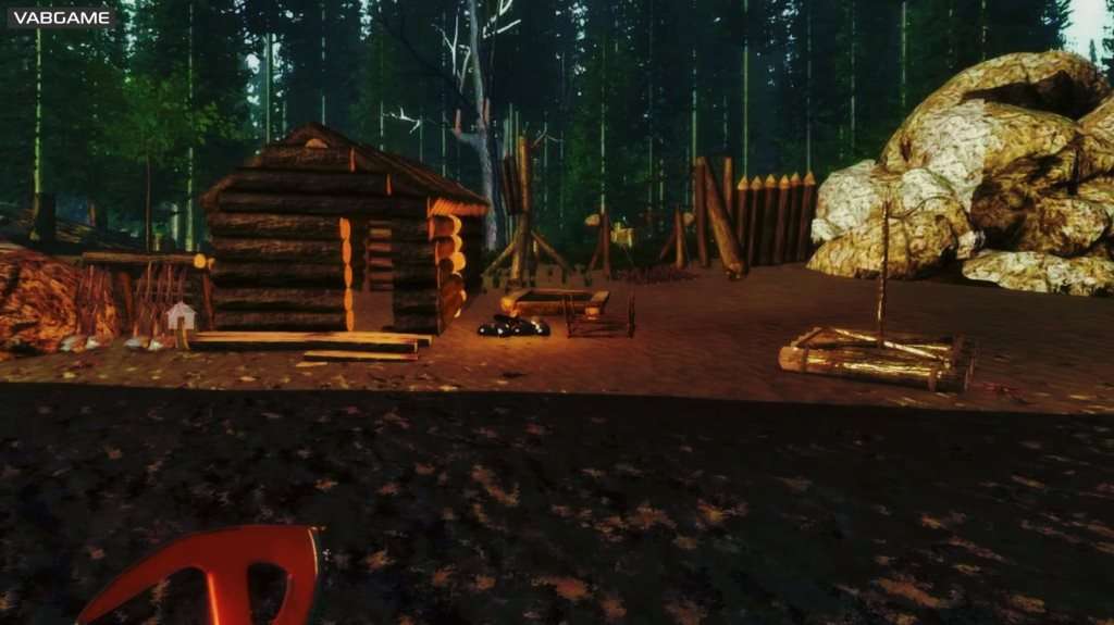 игры, в которых можно строить дома THE FOREST